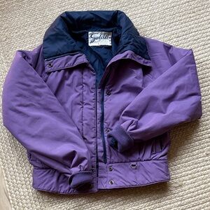 Purple Vintage women’s ski Jacket